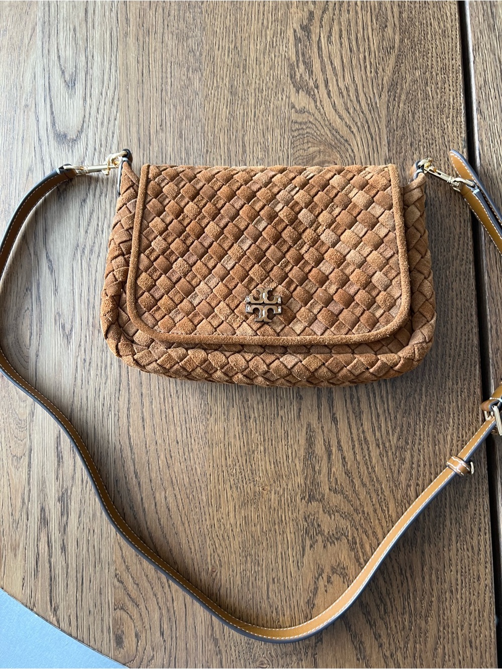 Tory Burch Suede Crossbody Bag
